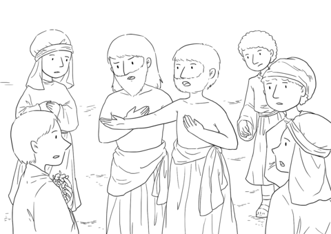 Acts 14 14 18 Paul And Barnabas Are Worshipped Coloring Page